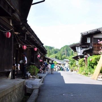 長野県・妻籠宿（つまごじゅく）の古い町並み