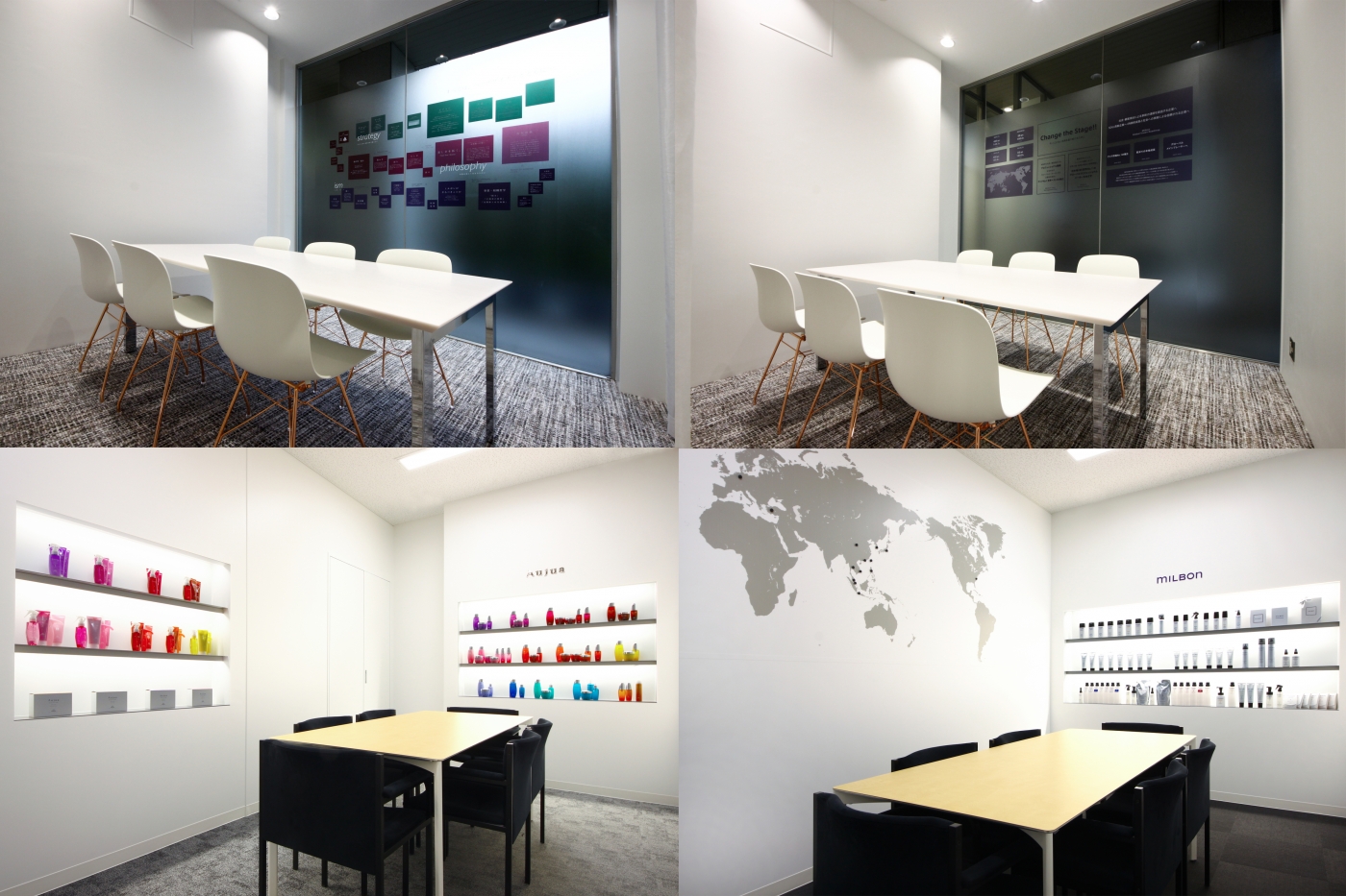 オフィスデザイン実績～訪れるすべての人々をミルボンの世界へと導く、最高のおもてなし空間
