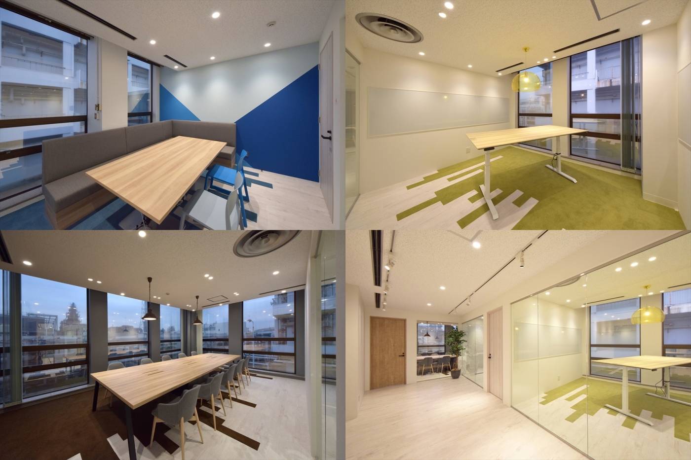 オフィスデザイン実績～コンセプトとデザインを調和した、働く空間を自由に選べるオフィス