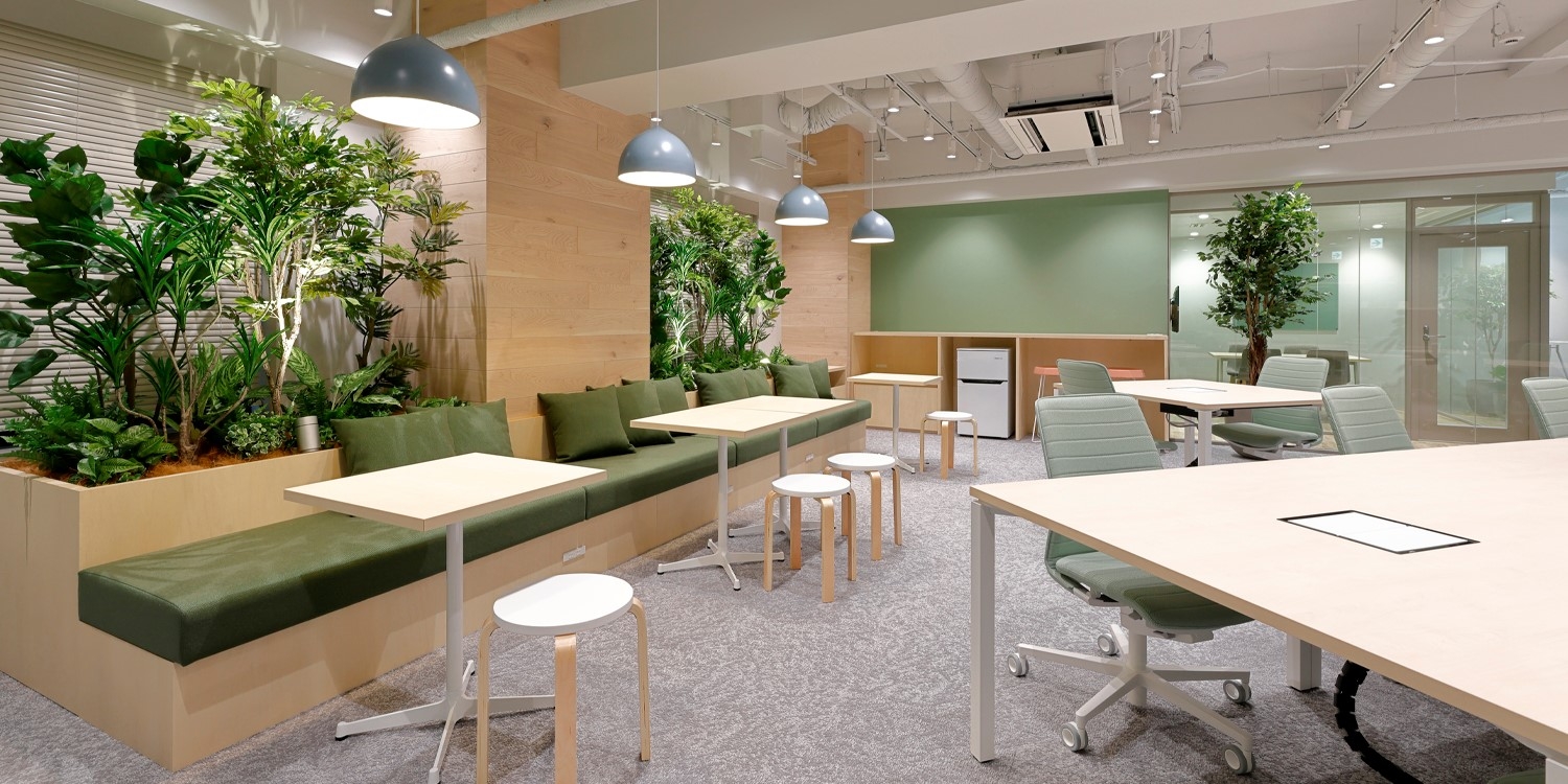 オフィスデザイン実績～自然体でお互いにサポートしあえるセットアップオフィス「loft」