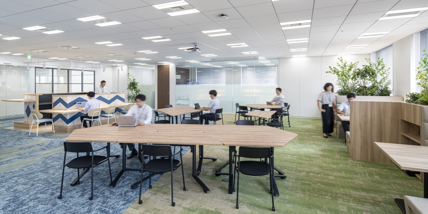 オフィスデザイン実績～コミュニケーションや働き方の循環 “ワークサイクル”をオフィス空間でデザイン