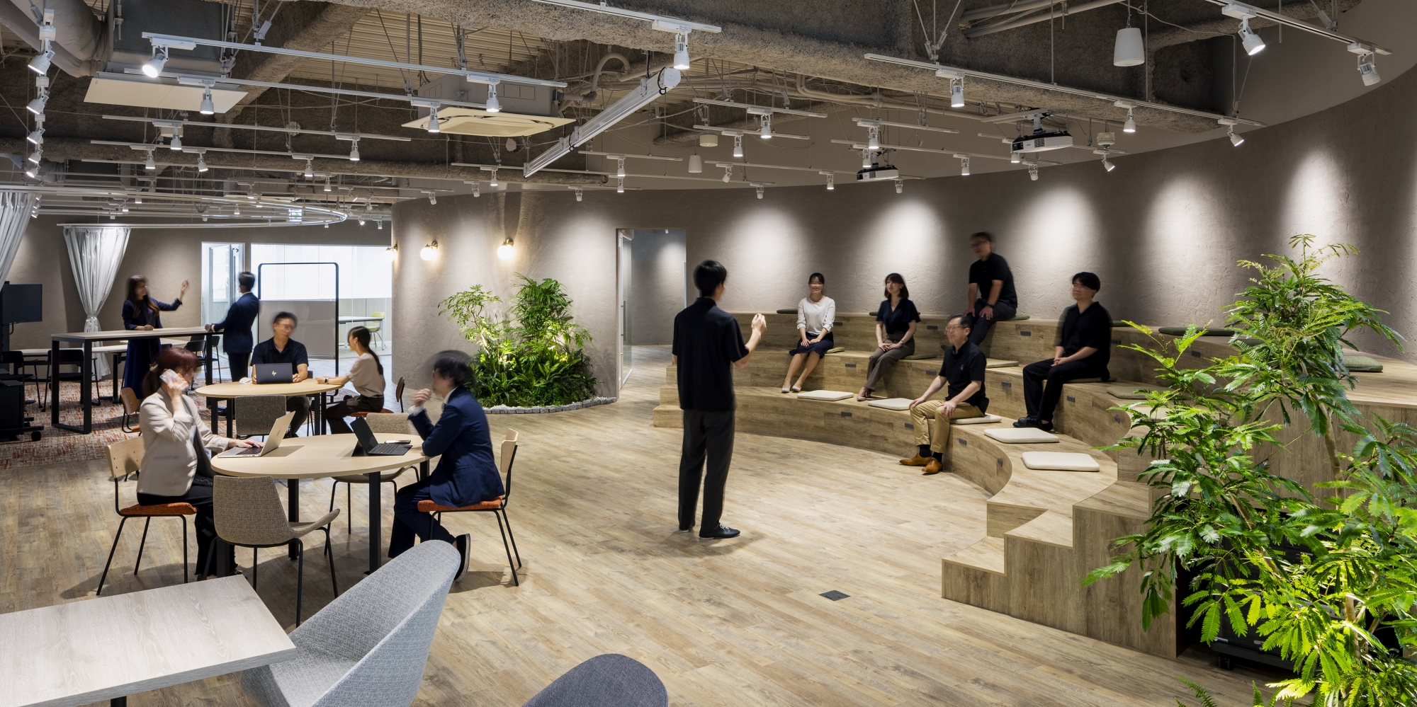 オフィスデザイン実績～『つながる和』を感じICTを学ぶ。“小江戸” 川越のオフィス兼ショールーム